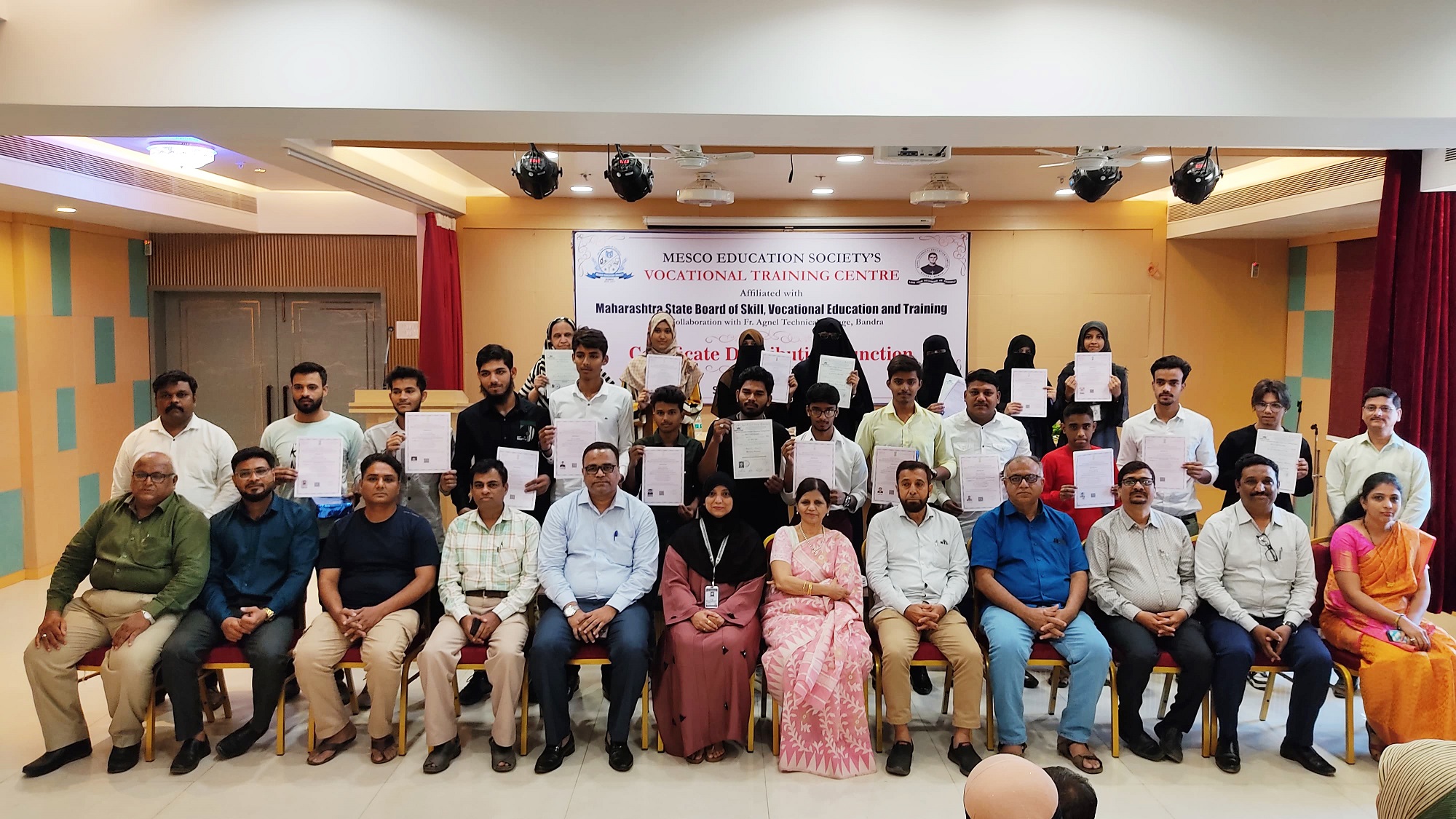 MESVTC Students' Certificate Distribution May 2024